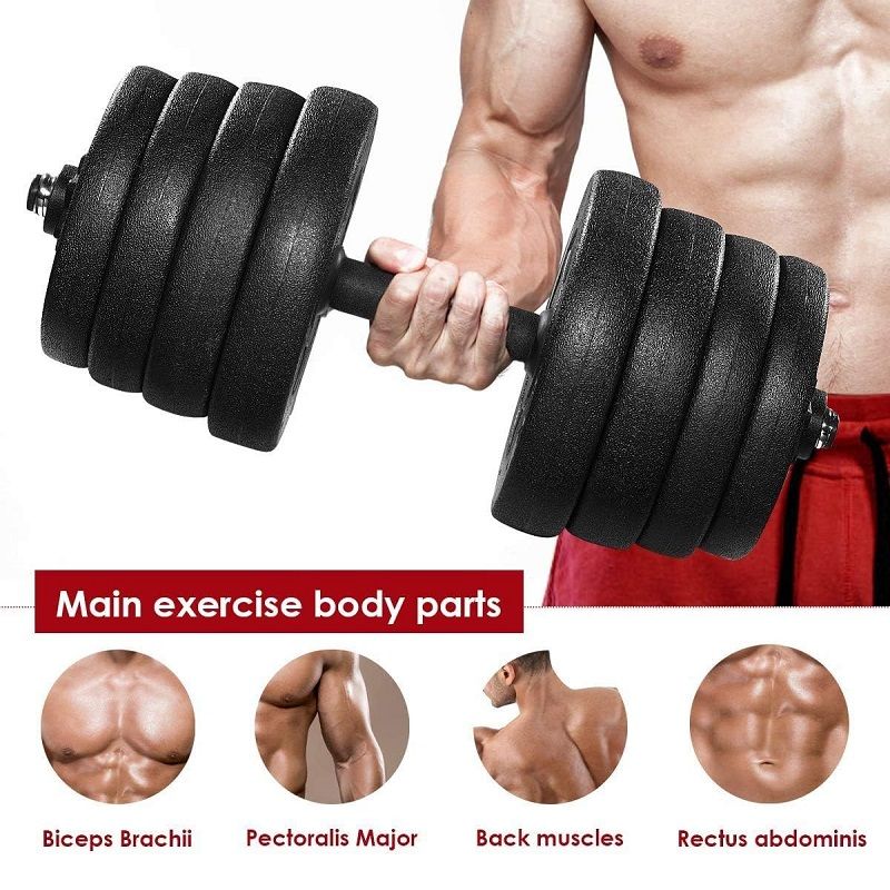 Besportble egykezes súlyzószett pár, 30kg Besportble egykezes súlyzószett pár, 30kg