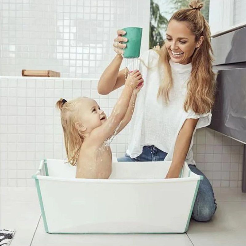 Stokke Flexi Bath összecsukható babakád, 4 éves korig, 64x24x34cm - fehér (531905)