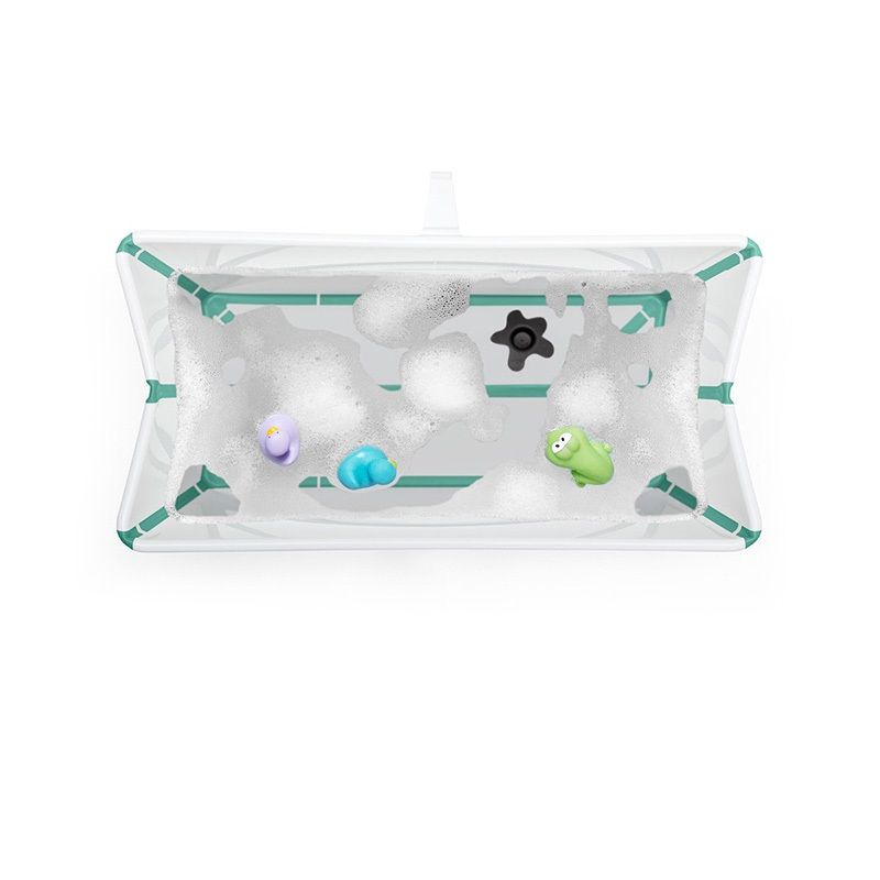 Stokke Flexi Bath összecsukható babakád, 4 éves korig, 64x24x34cm - fehér (531905)