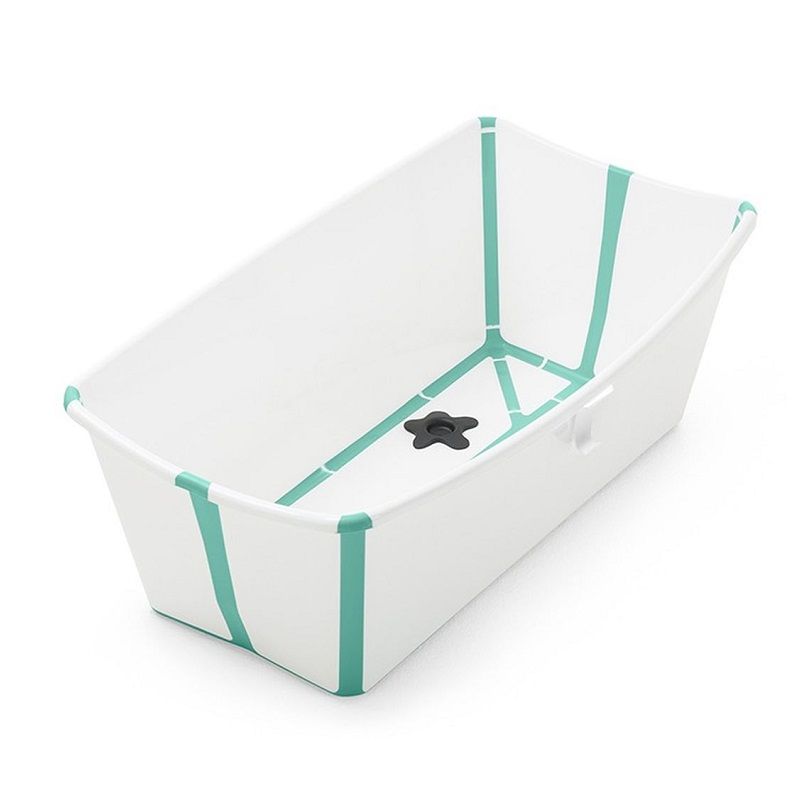 Stokke Flexi Bath összecsukható babakád, 4 éves korig, 64x24x34cm - fehér (531905)