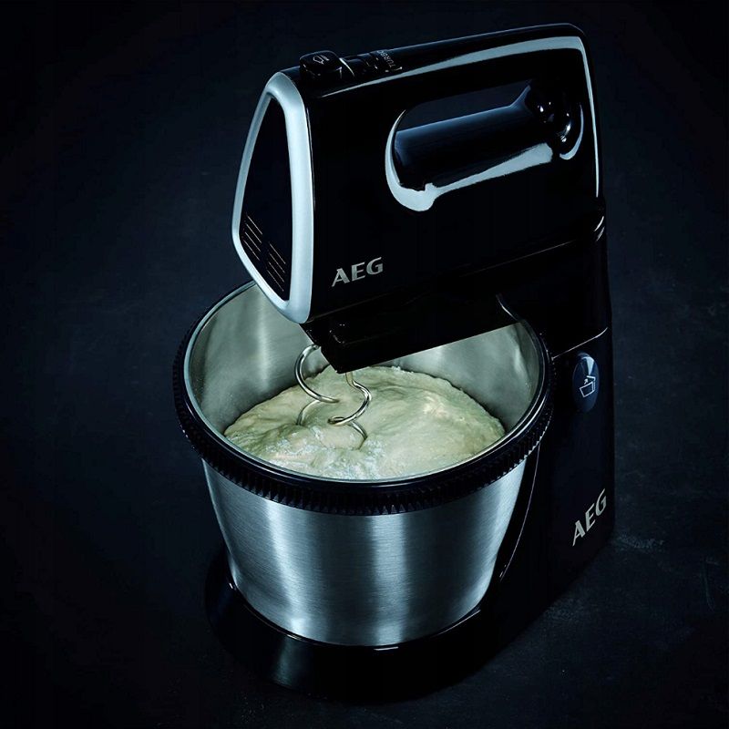 AEG SM3300 tálas mixer, rozsdamentes acél tállal, 3,5lit, 450W - fekete AEG SM3300 tálas mixer, rozsdamentes acél tállal, 3,5lit, 450W - fekete