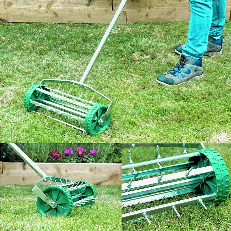Gyepszellőztető fogantyúval, 28cm, 145cm (087) Gyepszellőztető fogantyúval, 28cm, 145cm (087)