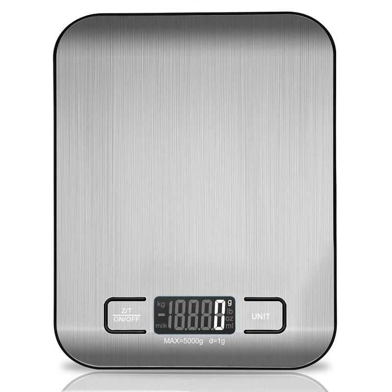 Viboos KS-002 digitális konyhai mérleg, 5 kg-ig, led kijelzővel - rozsdamentes acél Viboos KS-002 digitális konyhai mérleg, 5 kg-ig, led kijelzővel - rozsdamentes acél