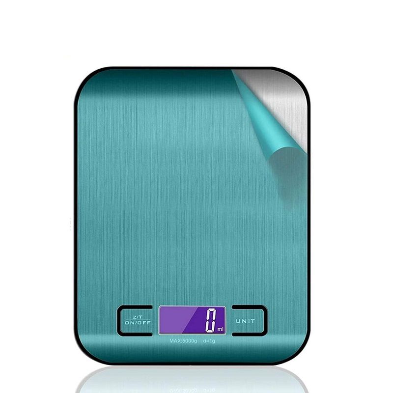 Viboos KS-002 digitális konyhai mérleg, 5 kg-ig, led kijelzővel - rozsdamentes acél Viboos KS-002 digitális konyhai mérleg, 5 kg-ig, led kijelzővel - rozsdamentes acél