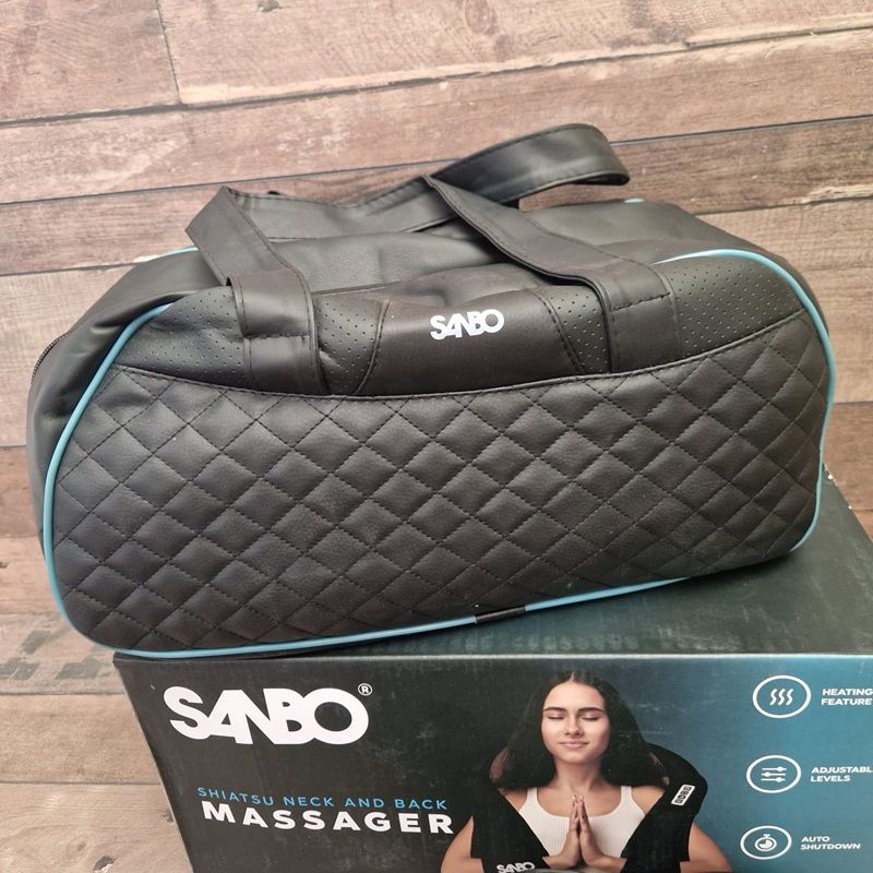 Sanbo WL30 Shiatsu akkumulátoros masszázspárna, melegítő funkcióval, 2600mAh, 24W