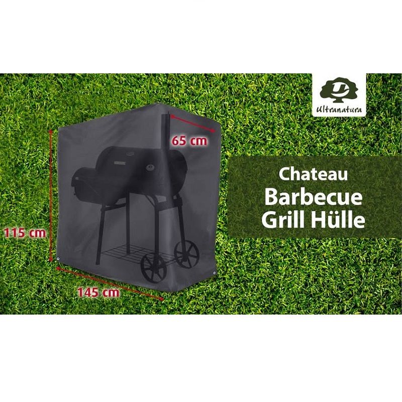 Ultranatura Chateau vízálló grill takaró nagy méretű grillekhez, 115x145x65cm - fekete (200100000046) Ultranatura Chateau vízálló grill takaró nagy méretű grillekhez, 115x145x65cm - fekete (200100000046)