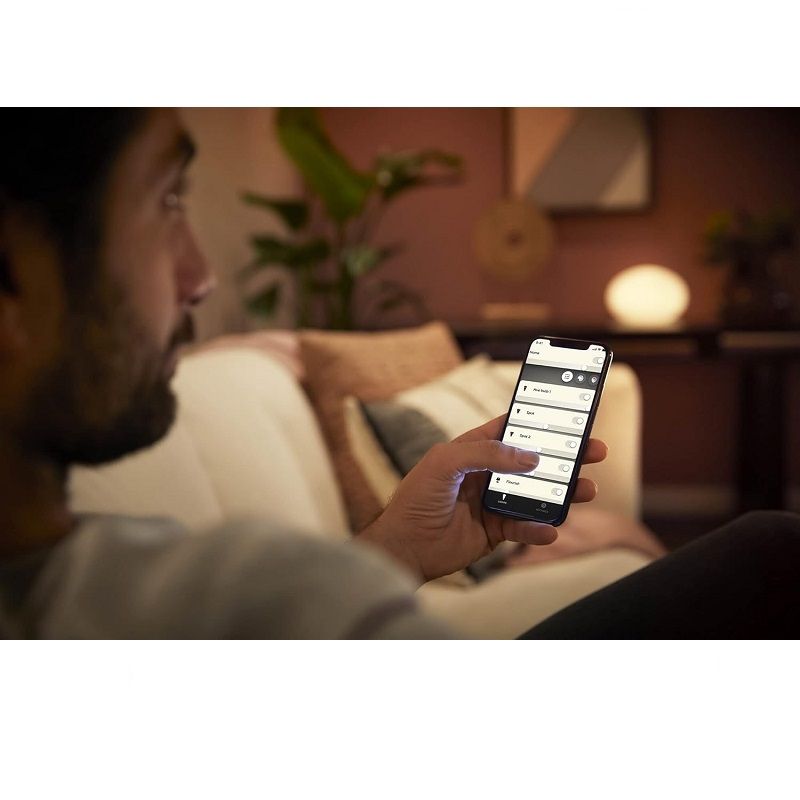 Philips Hue White okos led fényforrás, bluetooth, hangvezérlés, 2db, E27, 2700K, 9W (929001821605) Philips Hue White okos led fényforrás, bluetooth, hangvezérlés, 2db, E27, 2700K, 9W (929001821605)