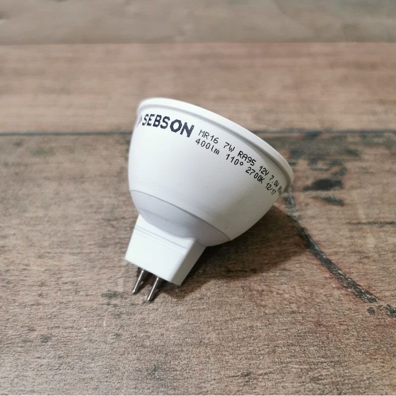 SEBSON 7W 110° GU5.3/MR16/12V 400lm LED szpot izzó meleg fehér(2700K) SEBSON 7W 110° GU5.3/MR16/12V 400lm LED szpot izzó meleg fehér(2700K)