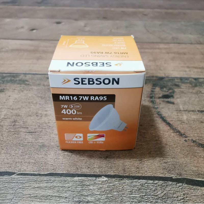 SEBSON 7W 110° GU5.3/MR16/12V 400lm LED szpot izzó meleg fehér(2700K) SEBSON 7W 110° GU5.3/MR16/12V 400lm LED szpot izzó meleg fehér(2700K)