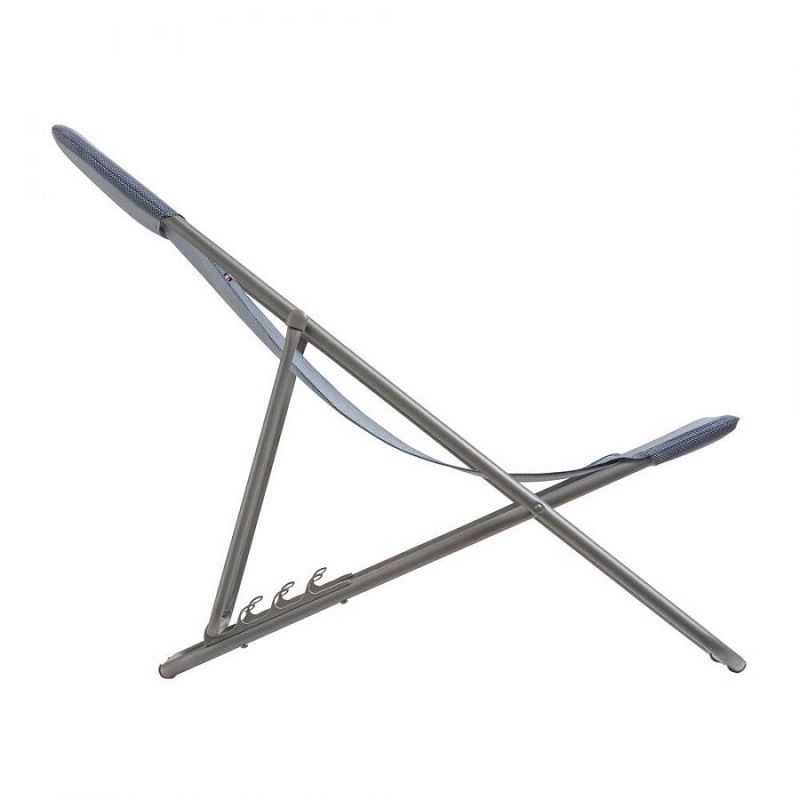 Lafuma Maxi Transat Ocean II nyugágy, 130kg, 62x82x91cm - kék/szürke (LFM2502) Lafuma Maxi Transat Ocean II nyugágy, 130kg, 62x82x91cm - kék/szürke (LFM2502)
