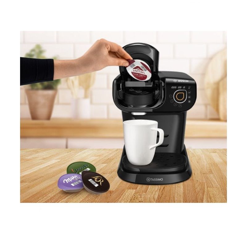 Bosch Tassimo My Way kapszulás kávéfőző, 1500W, 1.3lit - fekete (TAS6502) Bosch Tassimo My Way kapszulás kávéfőző, 1500W, 1.3lit - fekete (TAS6502)