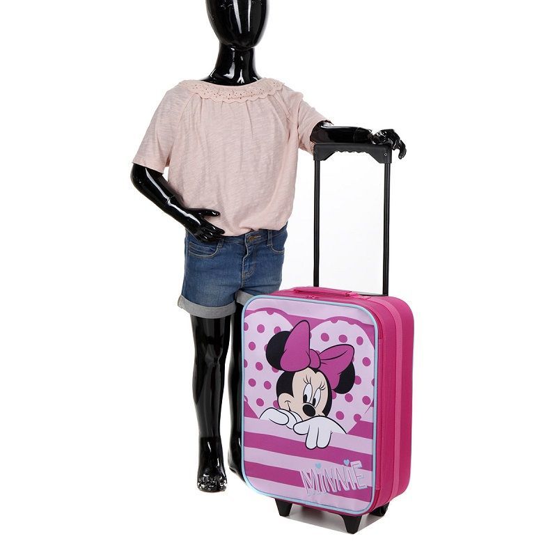 Disney gurulós bőrönd Minnie egeres mintával, 20lit, 31x47x17cm - rózsaszín (MINTW79RAIN) Disney gurulós bőrönd Minnie egeres mintával, 20lit, 31x47x17cm - rózsaszín (MINTW79RAIN)