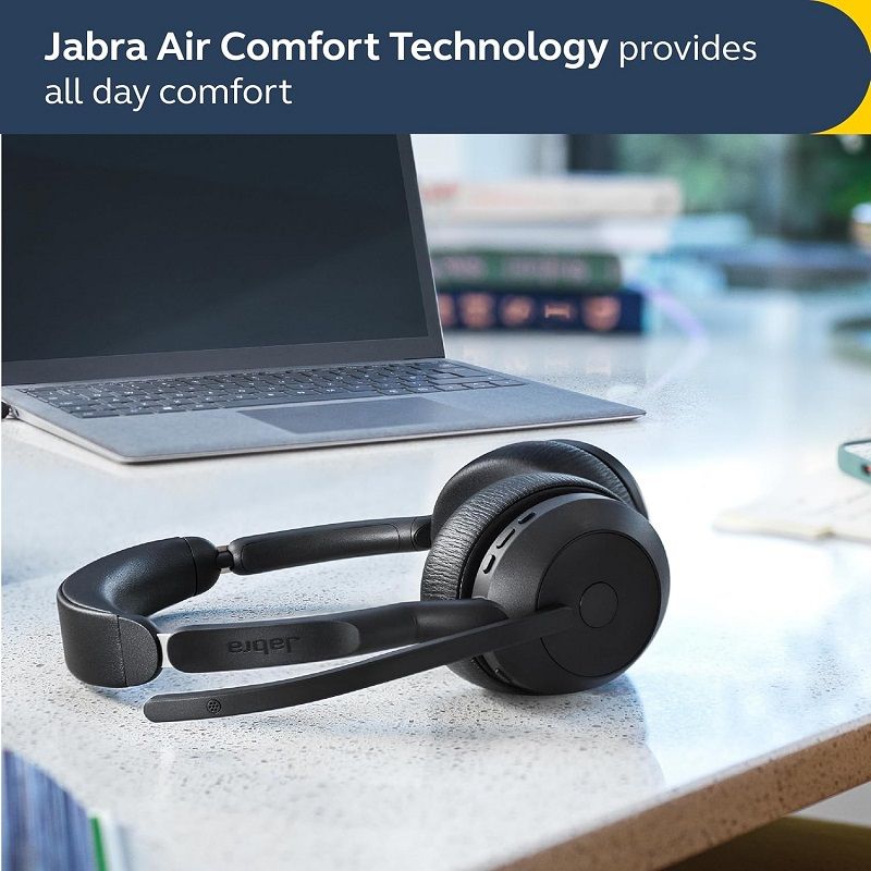 Jabra Evolve2 55 Link380a MS Stereo vezeték nélküli fejhallgató, mikrofonnal (25599-999-999) Jabra Evolve2 55 Link380a MS Stereo vezeték nélküli fejhallgató, mikrofonnal (25599-999-999)