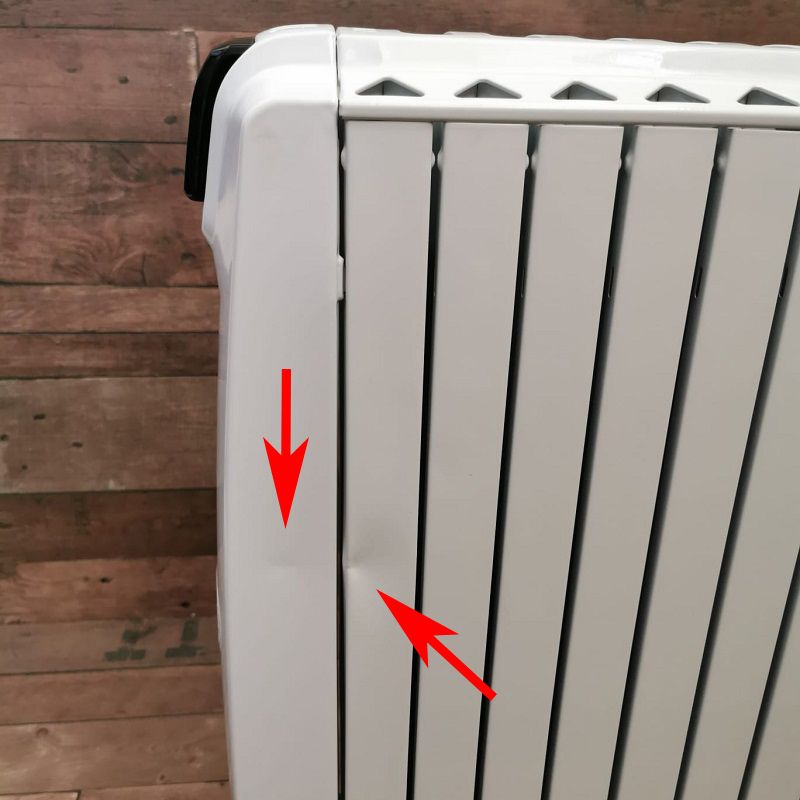 DeLonghi Dragon 4 Pro olajradiátor, led kijelzővel, 2500W - fehér (TRDX40820E) - minimális esztétikai hibákkal DeLonghi Dragon 4 Pro olajradiátor, led kijelzővel, 2500W - fehér (TRDX40820E) - minimális esztétikai hibákkal
