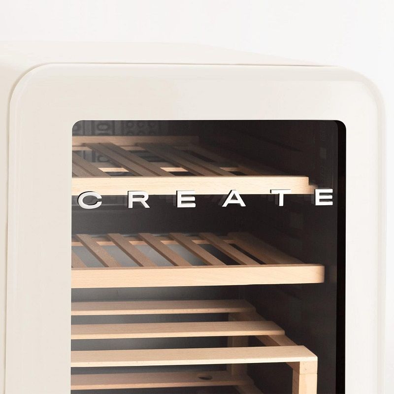 Create Retro M borhűtő, 48l, 12-15 üveg részére - krém (107851-219141) Create Retro M borhűtő, 48l, 12-15 üveg részére - krém (107851-219141)