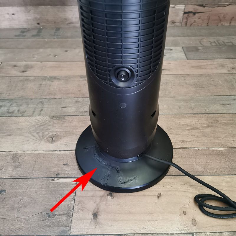 Rowenta Intense Comfort fűtő toronyventilátor, távirányítóval, 2400W - fekete (SO9420F0) - min. esztétikai hibával