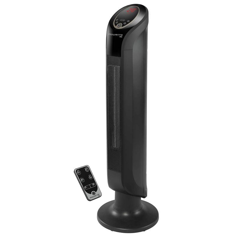 Rowenta Intense Comfort fűtő toronyventilátor, távirányítóval, 2400W - fekete (SO9420F0) - min. esztétikai hibával