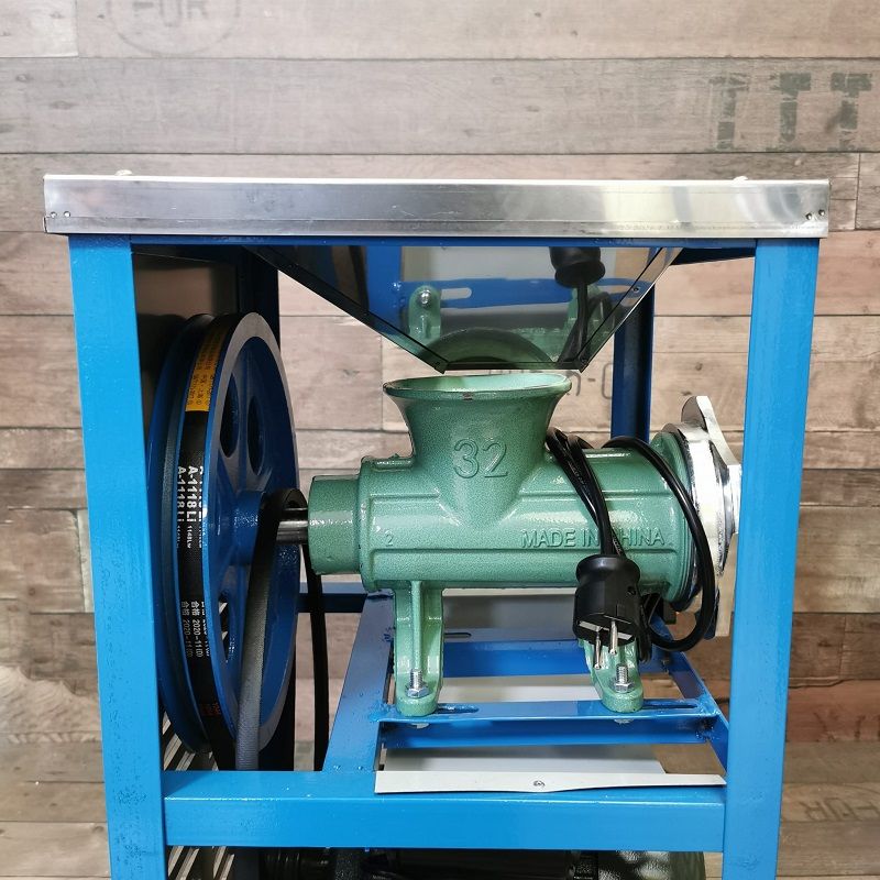 Ipari állványos húsdaráló, kerekekkel, 150kg/óra, 2200W, 220V Ipari állványos húsdaráló, kerekekkel, 150kg/óra, 2200W, 220V