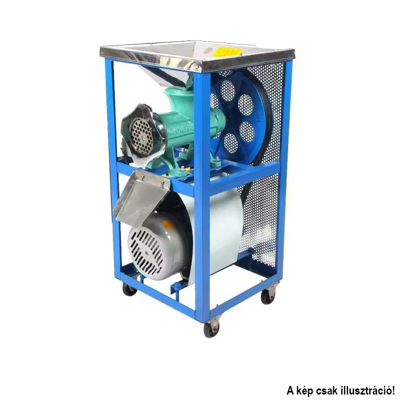 Ipari állványos húsdaráló, kerekekkel, 150kg/óra, 2200W, 220V Ipari állványos húsdaráló, kerekekkel, 150kg/óra, 2200W, 220V