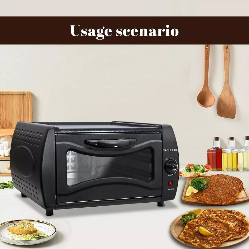 Euro-King Tandoor pizzasütő, 2100W - fekete (EK-1786) Euro-King Tandoor pizzasütő, 2100W - fekete (EK-1786)