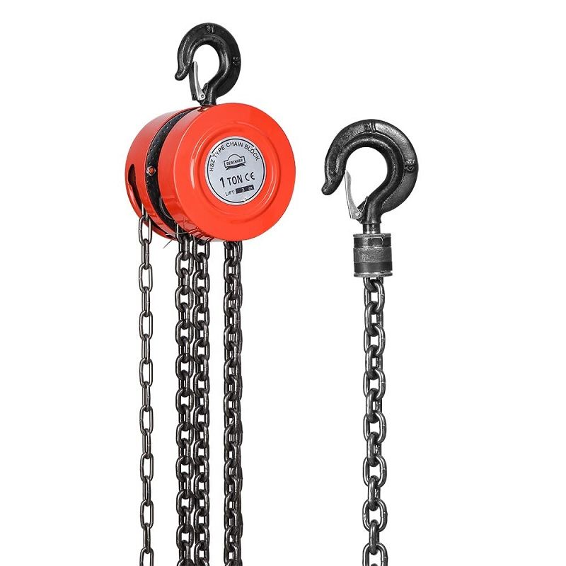 Dewinner láncos emelő, csörlő, 1T, 3m - piros (N-HL-13) Dewinner láncos emelő, csörlő, 1T, 3m - piros (N-HL-13)