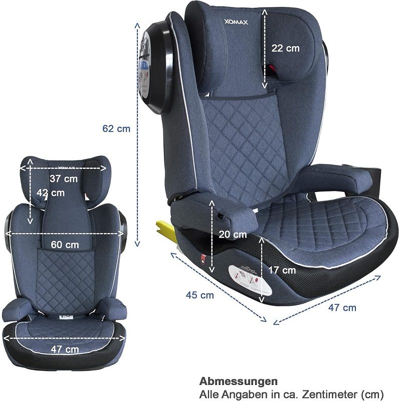 Xomax A23 autós gyerekülés, iso-fix, 3,5-12év, 15-36kg - farmer/fekete (JEANS/BLACK SLS) Xomax A23 autós gyerekülés, iso-fix, 3,5-12év, 15-36kg - farmer/fekete (JEANS/BLACK SLS)