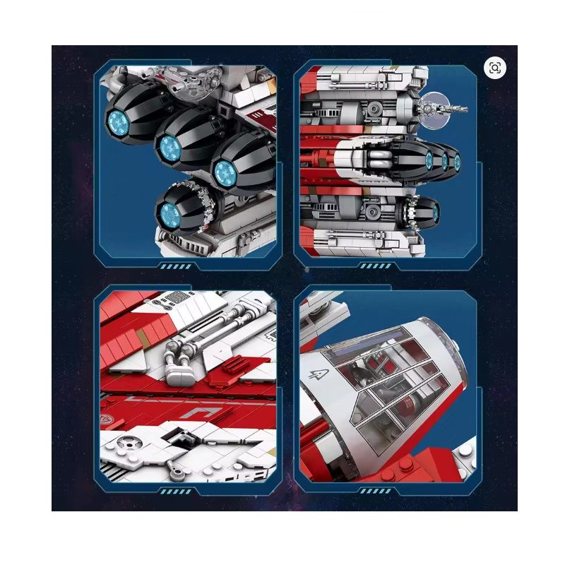 Reobrix Star Wars T6 Shuttle űrhajó, 5749db (RB99006) Reobrix Star Wars T6 Shuttle űrhajó, 5749db (RB99006)