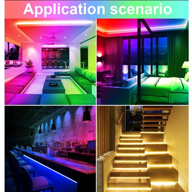 RGB Neon led szalag, távirányítóval, app vezérléssel, 10m, 1000W (2835) RGB Neon led szalag, távirányítóval, app vezérléssel, 10m, 1000W (2835)