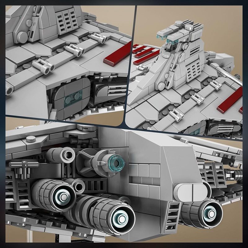 Yeshin Star Wars Venator-osztályú köztársasági támadó cirkáló (Mould King 21074) Yeshin Star Wars Venator-osztályú köztársasági támadó cirkáló (Mould King 21074)
