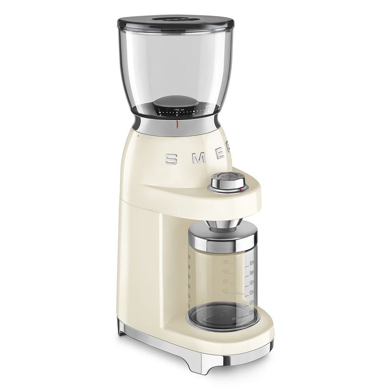 Smeg retro kávédaráló, 150W, 350g - kérm/átlátszó (CGF11CREU) Smeg retro kávédaráló, 150W, 350g - kérm/átlátszó (CGF11CREU)
