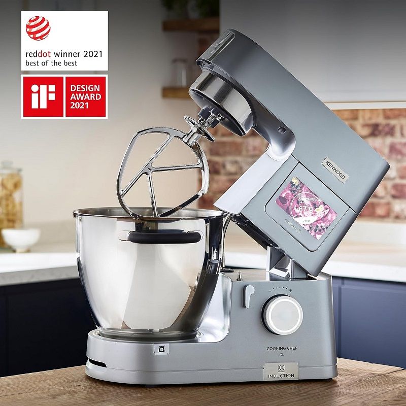 Kenwood Cooking Chef XL KCL95.424SI konyhai robotgép, beépített mérleggel, kiegészítőkkel, 6,7lit, 2000W - ezüst (FR0W20011476)
