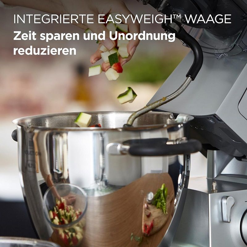 Kenwood Cooking Chef XL KCL95.424SI konyhai robotgép, beépített mérleggel, kiegészítőkkel, 6,7lit, 2000W - ezüst (FR0W20011476)