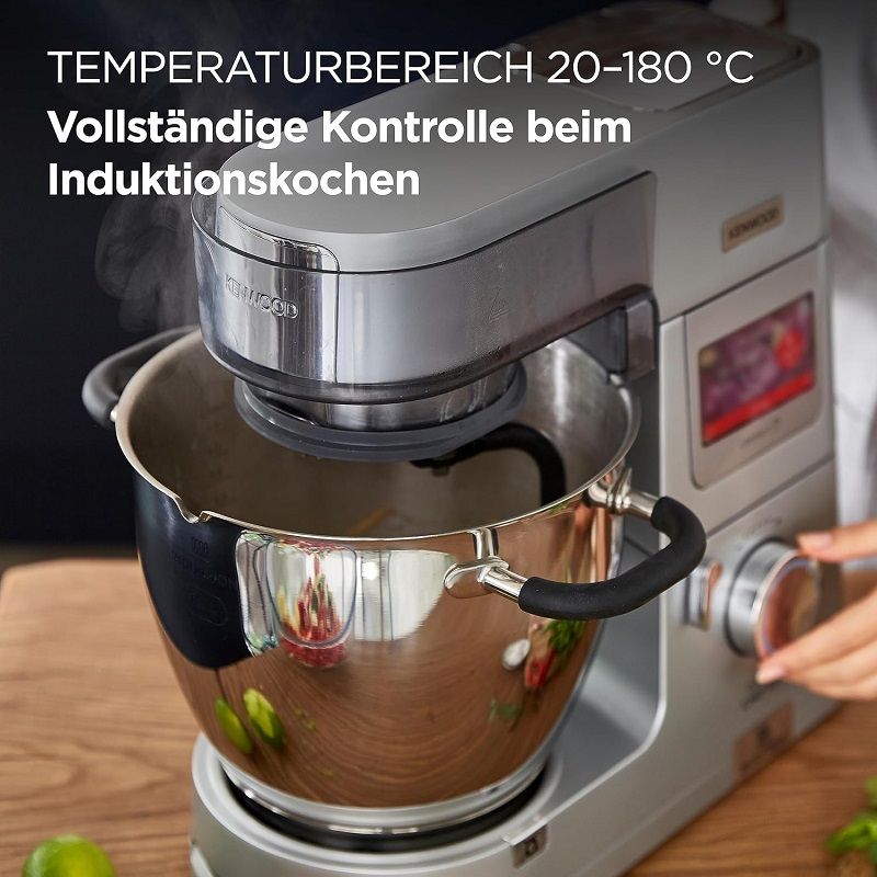 Kenwood Cooking Chef XL KCL95.424SI konyhai robotgép, beépített mérleggel, kiegészítőkkel, 6,7lit, 2000W - ezüst (FR0W20011476)