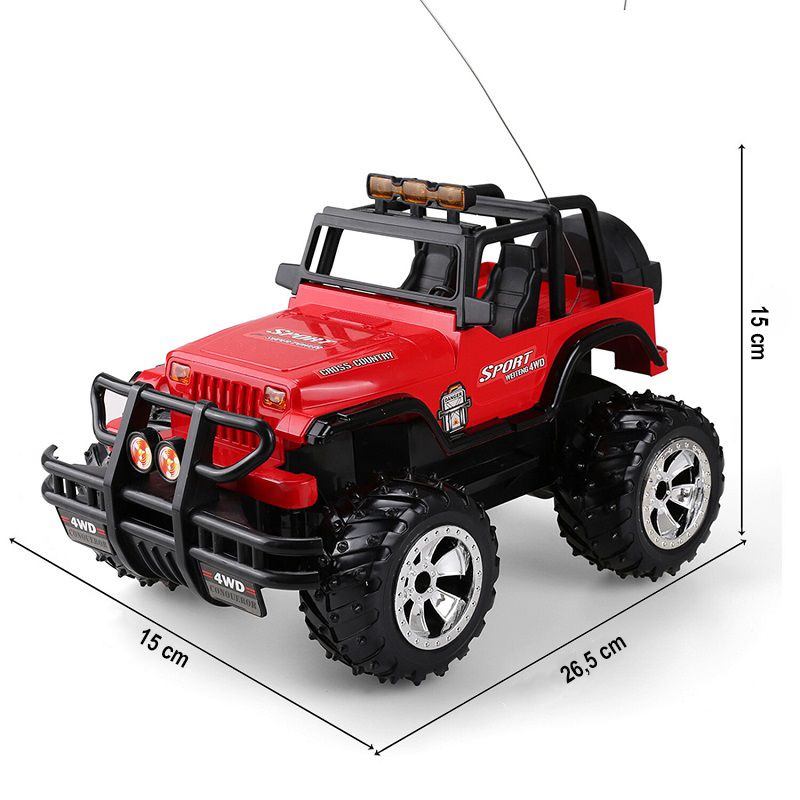 Wei Teng Toys négykerék-meghajtású RTG távirányítós terepjáró, 1:16, 3.6V - piros (No.358A) Wei Teng Toys négykerék-meghajtású RTG távirányítós terepjáró, 1:16, 3.6V - piros (No.358A)