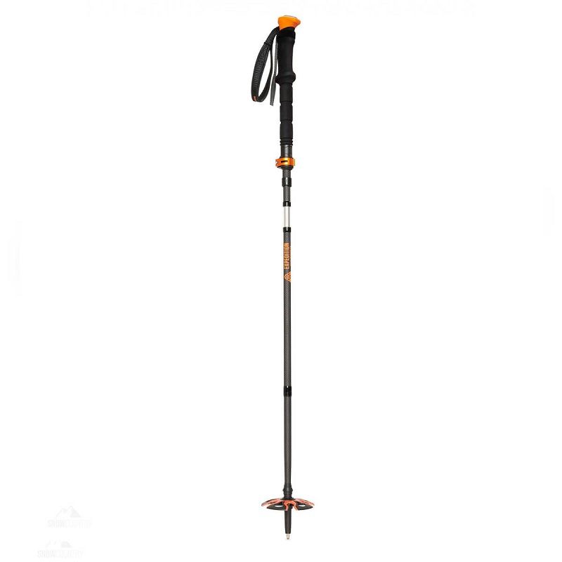 Union karbon túrabot pár, összecsukható, 110-135cm, hordtáskával - narancssárga (3215153)