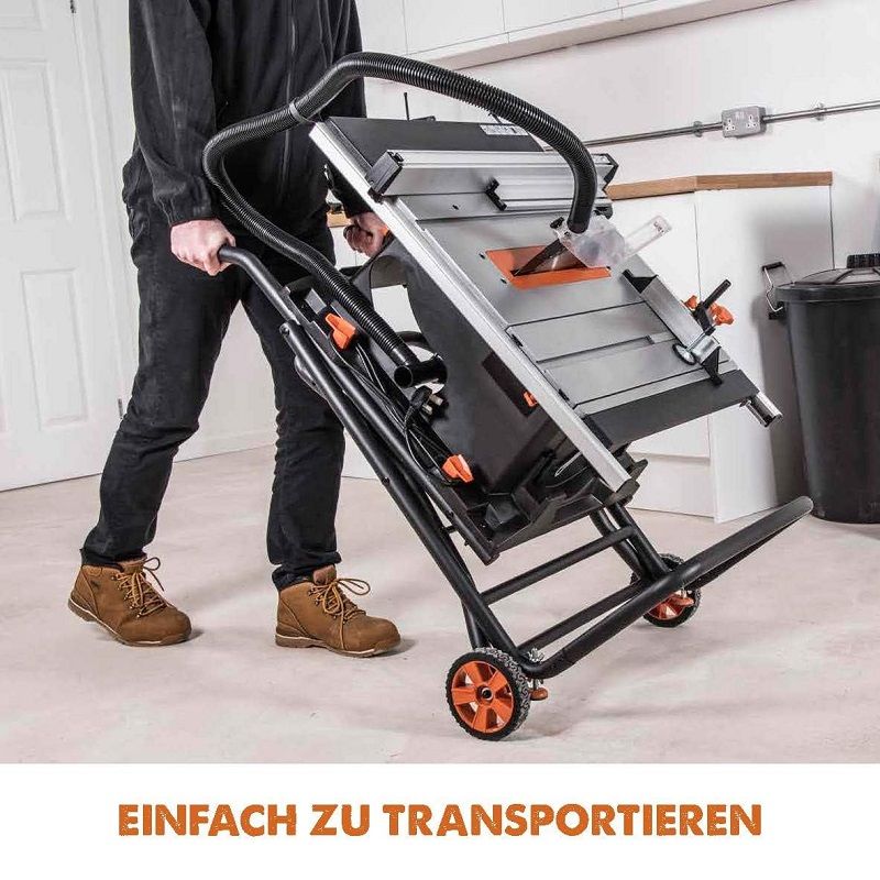 Evolution Rage 5-S asztali körfűrész, kerekes állvánnyal, 255mm, 1500W (057-0003) Evolution Rage 5-S asztali körfűrész, kerekes állvánnyal, 255mm, 1500W (057-0003)