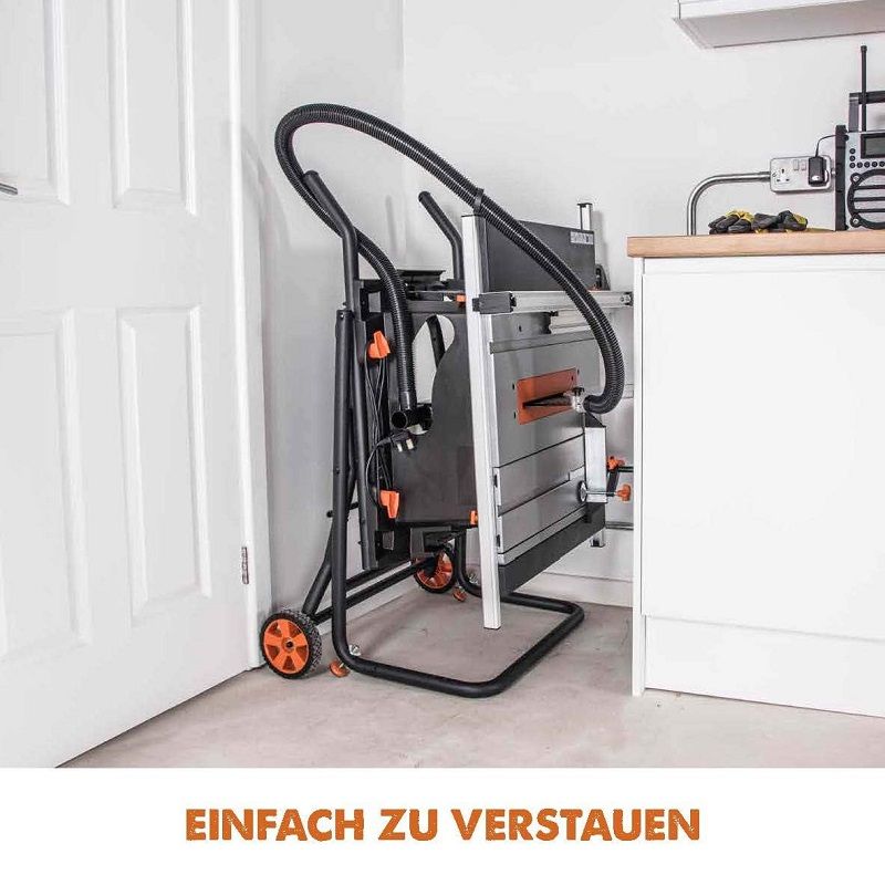 Evolution Rage 5-S asztali körfűrész, kerekes állvánnyal, 255mm, 1500W (057-0003) Evolution Rage 5-S asztali körfűrész, kerekes állvánnyal, 255mm, 1500W (057-0003)