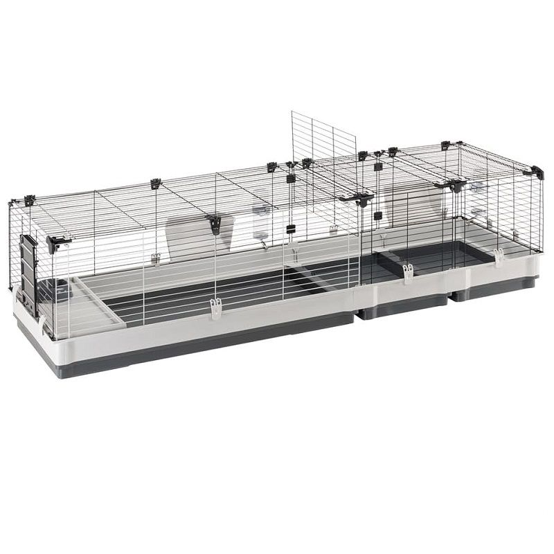Ferplast Krolik 200 nyúlketrec, 205x60x50cm - szürke (57072870) - használt Ferplast Krolik 200 nyúlketrec, 205x60x50cm - szürke (57072870) - használt