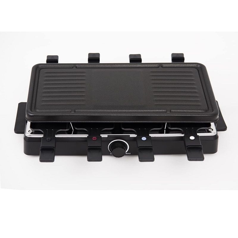 Superchef RC200 elektromos raclette grillsütő, 8 személyes, 1300W - fekete Superchef RC200 elektromos raclette grillsütő, 8 személyes, 1300W - fekete