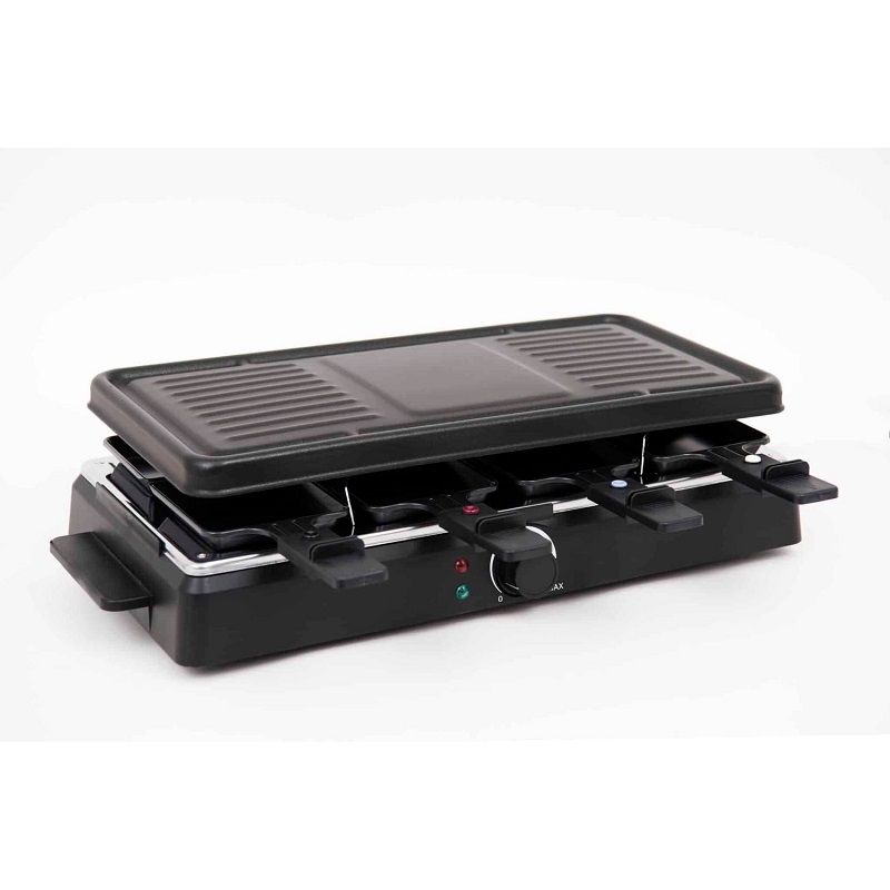 Superchef RC200 elektromos raclette grillsütő, 8 személyes, 1300W - fekete Superchef RC200 elektromos raclette grillsütő, 8 személyes, 1300W - fekete
