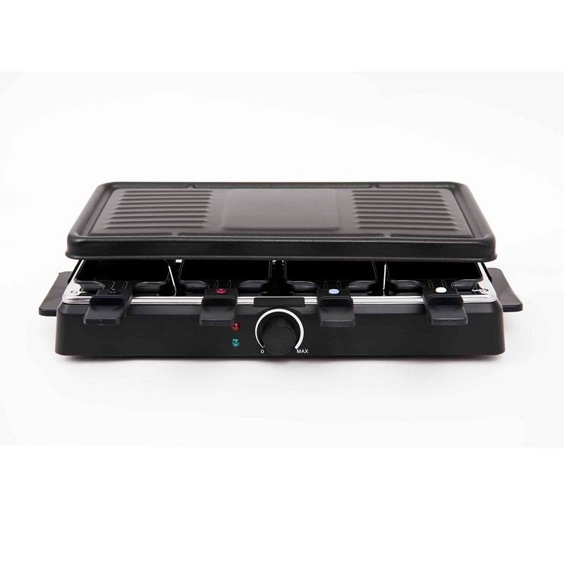Superchef RC200 elektromos raclette grillsütő, 8 személyes, 1300W - fekete Superchef RC200 elektromos raclette grillsütő, 8 személyes, 1300W - fekete