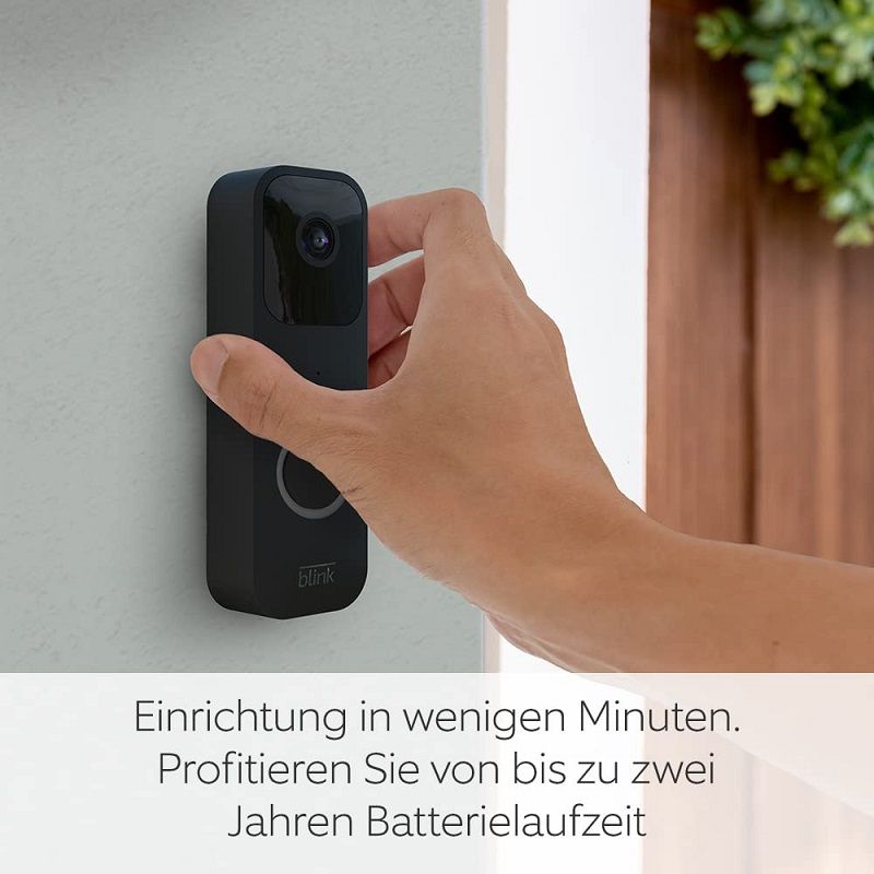 Amazon Blink vezeték nélküli kapucsengő és Blink Sync Module 2 vezérlő készlet - fekete/fehér Amazon Blink vezeték nélküli kapucsengő és Blink Sync Module 2 vezérlő készlet - fekete/fehér