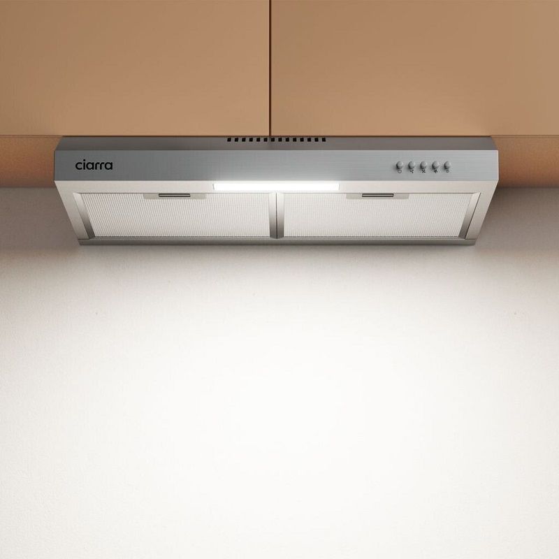 Ciarra páraelszívó, led világítással, 60cm, 29,5W, 185 m³/h - rozsdamentes acél (CBCS6903D) Ciarra páraelszívó, led világítással, 60cm, 29,5W, 185 m³/h - rozsdamentes acél (CBCS6903D)
