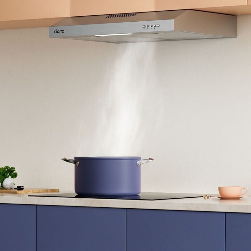 Ciarra páraelszívó, led világítással, 60cm, 29,5W, 185 m³/h - rozsdamentes acél (CBCS6903D) Ciarra páraelszívó, led világítással, 60cm, 29,5W, 185 m³/h - rozsdamentes acél (CBCS6903D)