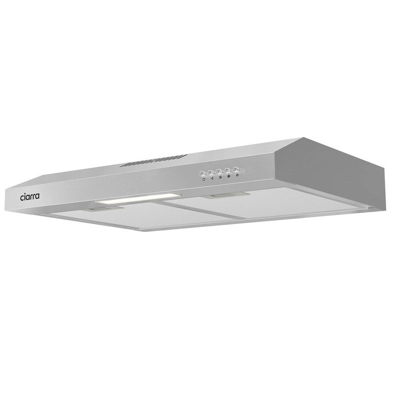 Ciarra páraelszívó, led világítással, 60cm, 29,5W, 185 m³/h - rozsdamentes acél (CBCS6903D) Ciarra páraelszívó, led világítással, 60cm, 29,5W, 185 m³/h - rozsdamentes acél (CBCS6903D)