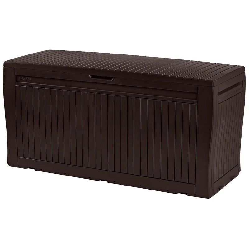 Keter COMFY 17202623 műanyag kerti tárolódoboz, 270L, 117x45x57cm - barna (230407) Keter COMFY 17202623 műanyag kerti tárolódoboz, 270L, 117x45x57cm - barna (230407)