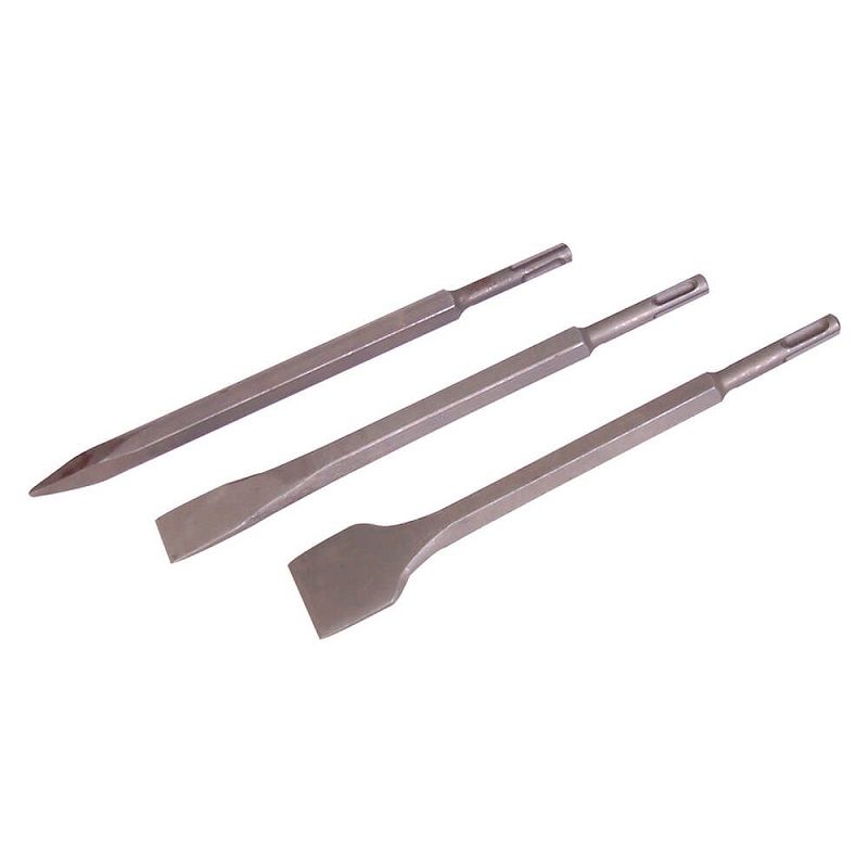 Silverline SDS Plus Hex 3 darabos vésőszár készlet (515779) Silverline SDS Plus Hex 3 darabos vésőszár készlet (515779)