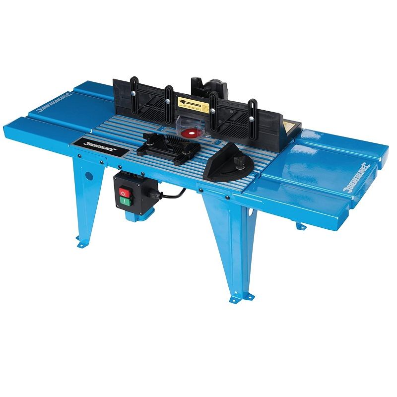 Silverline Tools felsőmaró asztal szögmérővel barkácsoláshoz, 1800W, 850x335mm (460793) Silverline Tools felsőmaró asztal szögmérővel barkácsoláshoz, 1800W, 850x335mm (460793)