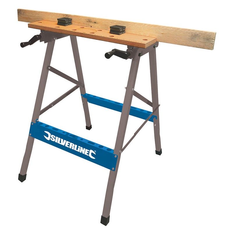 Silverline Tools TB01 hordozható munkapad, 100kg teherbírással Silverline Tools TB01 hordozható munkapad, 100kg teherbírással