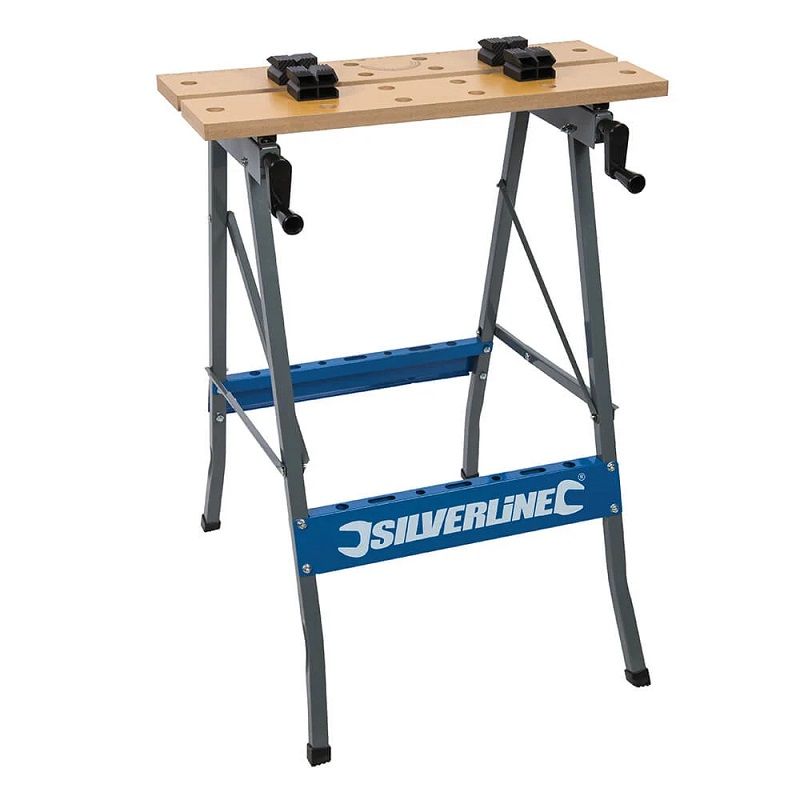 Silverline Tools TB01 hordozható munkapad, 100kg teherbírással Silverline Tools TB01 hordozható munkapad, 100kg teherbírással